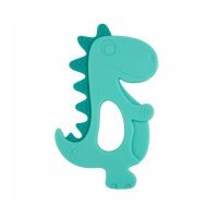 CANPOL BABIES Gryzak silikonowy turkusowy dinozaur 51/006