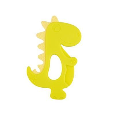 CANPOL BABIES Gryzak silikonowy zielony dinozaur 51/006