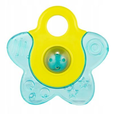 Canpol Babies Gryzak wodny z grzechotką gwiazda turkusowy, 1szt. 56/161_tur