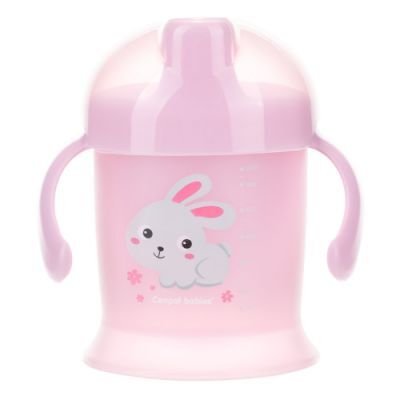 Canpol Babies Kubek niekapek 9m+ Bunny & Company różowy króliczek 31/300, 200 ml