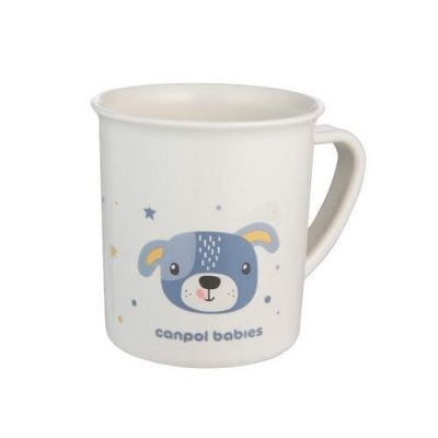 CANPOL BABIES Kubek plastikowy z uchem CUTE ANIMALS Piesek, 170ml