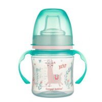 CANPOL BABIES Kubek treningowy EasyStart 6m+ zielona lama, 120ml 35/207