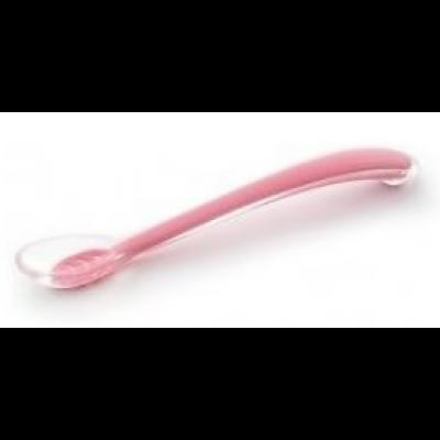 CANPOL BABIES Łyżeczka silikonowa różowa 51/010