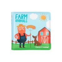 CANPOL BABIES Miękka książeczka edukacyjna z piszczkiem Farma 6m+ 2/083