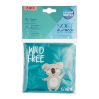 Canpol Babies Miękka książeczka kąpielowa z piszczkiem Wild Animals 2/083