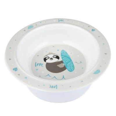 CANPOL BABIES Miska z przyssawką z melaminy 270ml EXOTIC ANIMALS szara 4/519
