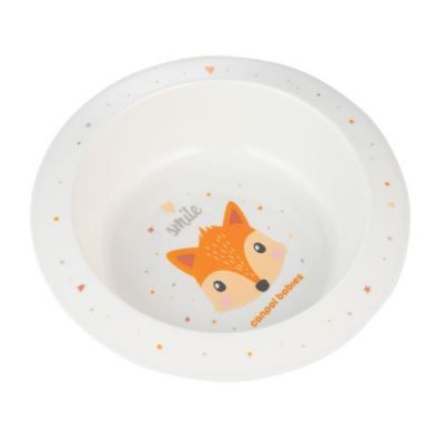 CANPOL BABIES plastikowa miseczka cute animals 4/412 lisek, 270ml