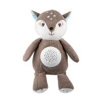 CANPOL BABIES Pluszowy Jelonek z pozytywką i projektorem 3w1 brązowy 77/206