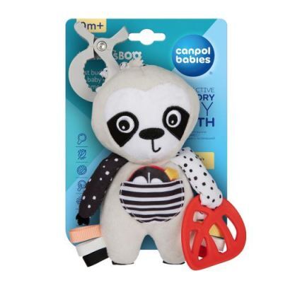 CANPOL BABIES Sensoryczna interaktywna zabawka BabiesBoo Leniwiec 68/090