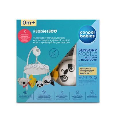 CANPOL BABIES Sensoryczna karuzela z pozytywką bluetooth BabiesBoo