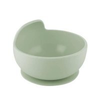 CANPOL BABIES Silikonowa miseczka z przyssawką zielona, 330ml