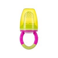 CANPOL BABIES Silikonowa siateczka do karmienia różowo-zielona 56/010