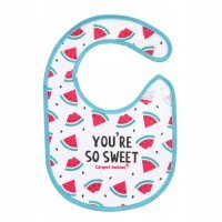 CANPOL BABIES Śliniak nieprzemakalny z frotte SO COOL  arbuz 15/114