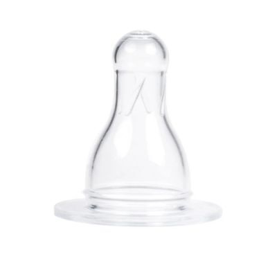 Canpol Babies Smoczek do butelki silikonowy okrągły trójprzepływowy 3m+ 18/130, 1 szt.