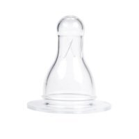 Canpol Babies Smoczek do butelki silikonowy okrągły trójprzepływowy 3m+ 18/130, 1 szt.