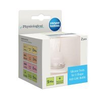 CANPOL BABIES smoczek silikonowy do butelki S-Shape XL (szybki/kaszka) 9m+, 2szt.