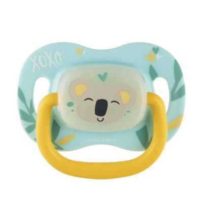 CANPOL BABIES Smoczek silikonowy symetryczny Exotic 18m+ Koala 34/922