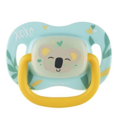 CANPOL BABIES Smoczek silikonowy symetryczny Exotic 6-18m Koala 34/921