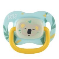 CANPOL BABIES Smoczek silikonowy symetryczny Exotic 6-18m Koala 34/921