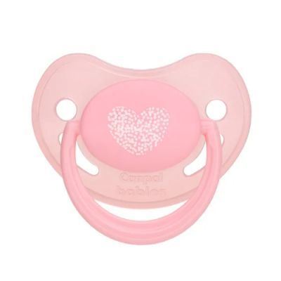 CANPOL BABIES Smoczek uspokajający 0-6m Pastelove Róż 22/419