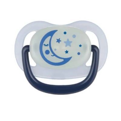 Canpol Babies Smoczek uspokajający anatomiczny 18m+ Nigdt Dreams Świecący w ciemności 22/502