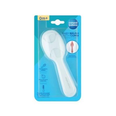CANPOL BABIES Szczotka i grzebień dla niemowląt biały 56/160