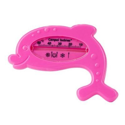 CANPOL BABIES Termometr kąpielowy delfin róż 2/782