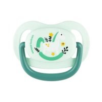 Canpol Babies Toys Smoczek uspokajający silikonowy 0-6 m anatomiczny zielony 23/256, 1 szt.