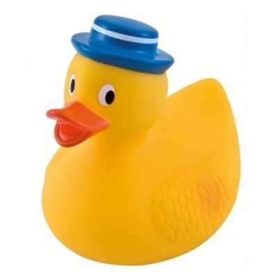 CANPOL BABIES Zabawka do kąpieli piszcząca kaczka 0m+ niebieska 2/990