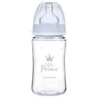 CANPOL EasyStart butelka antykolkowa szerokootworowa ROYAL 240 ml NIEBIESKA 35/234_blu