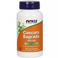 NOW FOODS CASCARA SAGRADA 450 mg 100 kapsułek