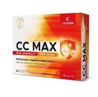 CC MAX Witamina C i Cynk 15 kapsułek  COLFARM  DATA WAŻNOŚCI 30.06.2022