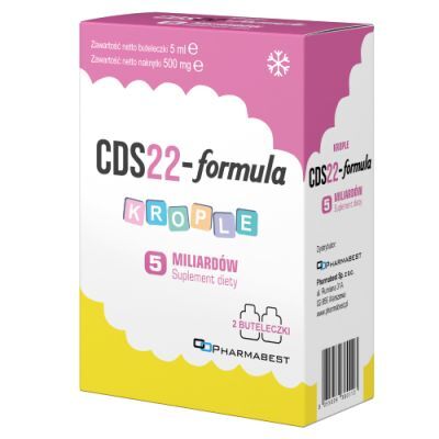 CDS22-formula Krople 5 mld liofilizowanych kultur bakterii, 2x5 ml (dawniej Vivomixx)
