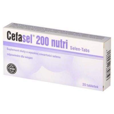 CEFASEL 200 NUTRI SELEN-Tabs 20 tabletek