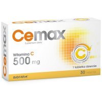 CEMAX  30 tabletek DATA WAŻNOŚCI 30.03.2024