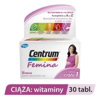 CENTRUM FEMINA 1 w trakcie ciąży 30 tabletek
