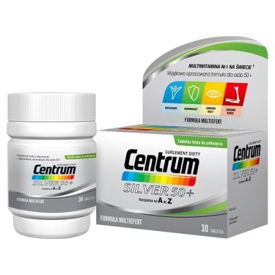 CENTRUM SILVER 50+  30 tabletek