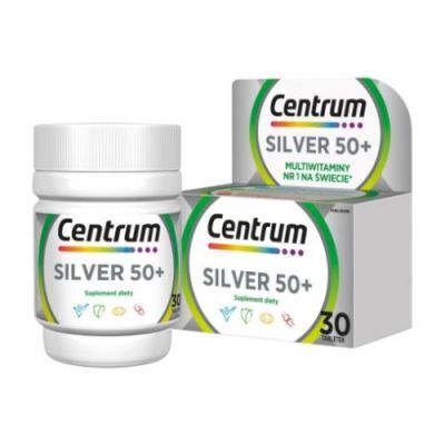 Centrum SILVER 50+, 30tabl. KRÓTKA DATA 31.03.2026