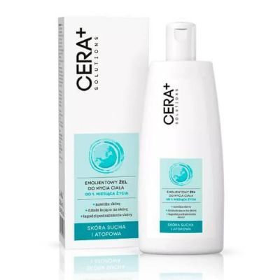 CERA+ Solutions Emolientowy żel do mycia ciała od 1. miesiąca życia, 250ml