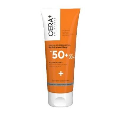 Cera+ Solutions Emulsja ochronna do skóry wrażliwej SPF50+, 200 ml
