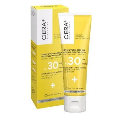 CERA+ SOLUTIONS Krem ochronny SPF 30 skóra wrażliwa 50 ml