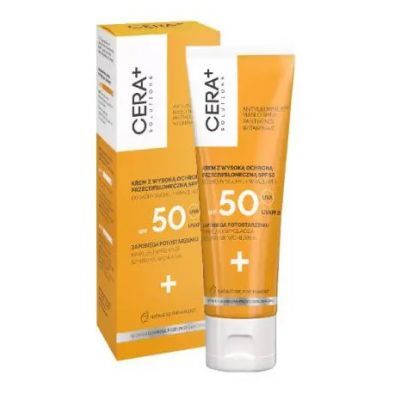 CERA+ SOLUTIONS Krem ochronny SPF 50 do skóry suchej i wrażliwej 50 ml