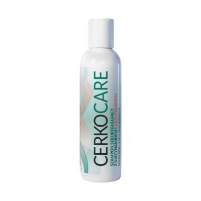 CERKOCARE Szampon seboregulujący z nicynamidem i oktopiroksem, 250 ml