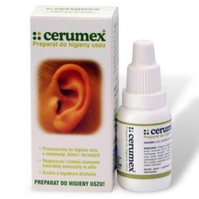 CERUMEX preparat do higieny uszu płyn 15 ml