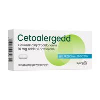 Cetoalergedd 10 mg, 10 tabletek powlekanych