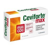 CEVIFORTE MAX 30 kapsułek DATA WAŻNOŚCI 30.06.2024