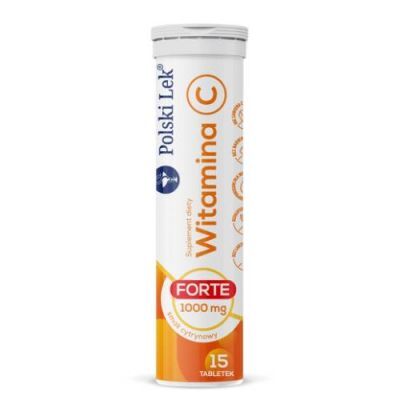 CEWITAN WITAMINA C 1000 mg 15 tabletek musujących o smaku cytrynowym