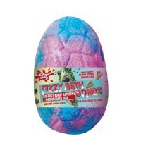 CHLAPU CHLAP Musująca Bomba kąpielowa Jajo Dinozaura z niespodzianka - wata cukrowa, 140g