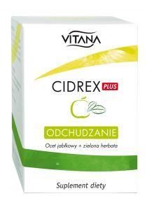 CIDREX PLUS ocet jabłkowy z zieloną herbatą 40 kapsułek