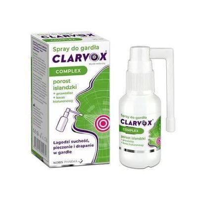 CLARVOX Complex Spray do gardła, 30ml